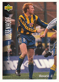 Federico Guillermo Lussenhoff Rosario Central 1995 Upper Deck Futbol Argentina #155